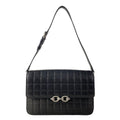 Saint Laurent Paris Shoulder Bag Maillon Satchel Black Quilted Leather