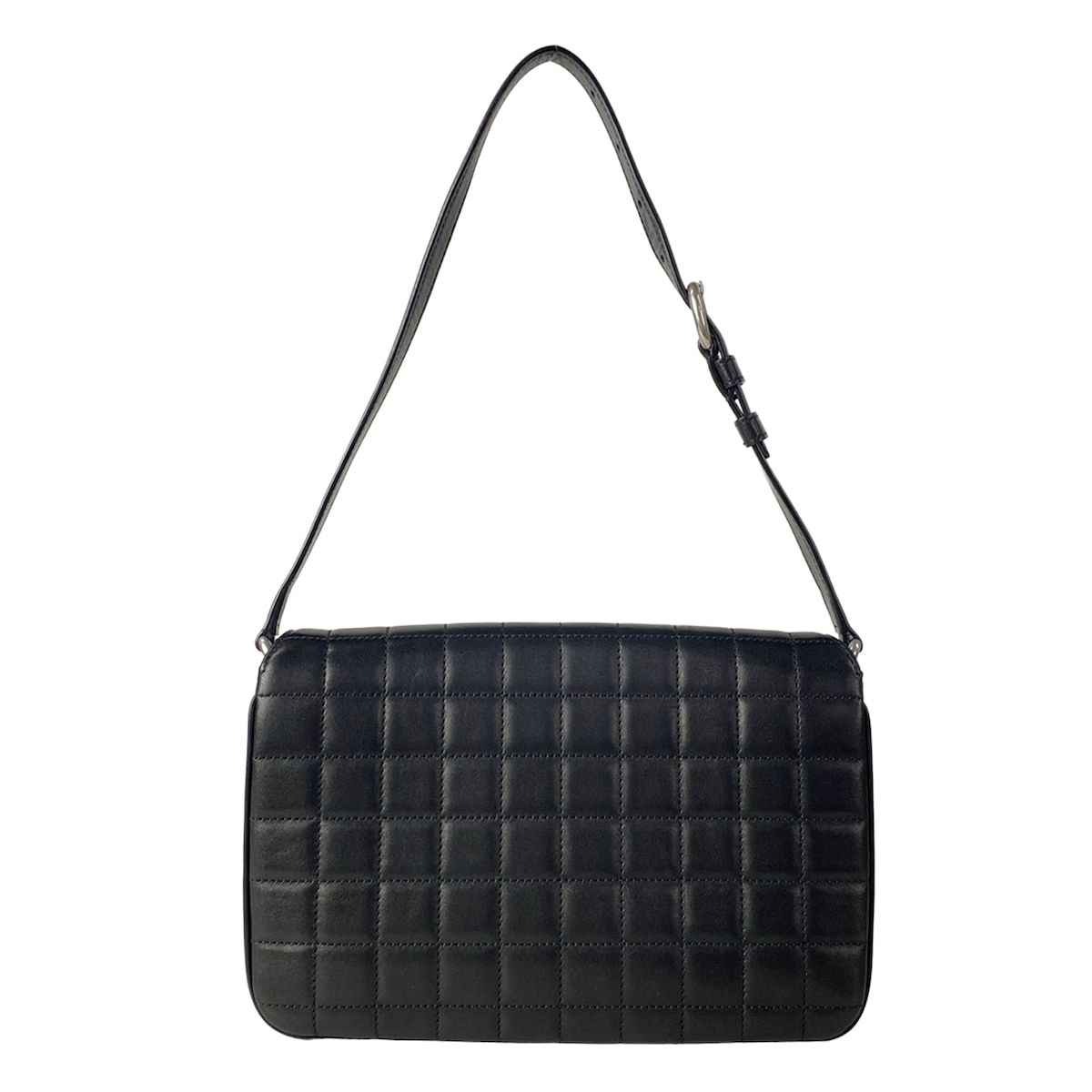 Saint Laurent Paris Shoulder Bag Maillon Satchel Black Quilted Leather — view 3