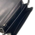 Saint Laurent Paris Shoulder Bag Maillon Satchel Black Quilted Leather — view 7