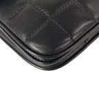 Saint Laurent Paris Shoulder Bag Maillon Satchel Black Quilted Leather — view 6