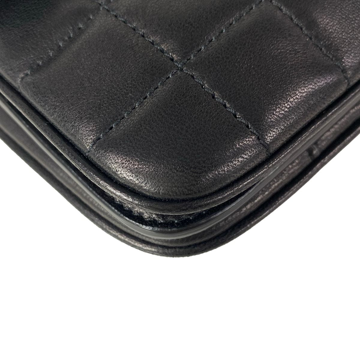 Saint Laurent Paris Shoulder Bag Maillon Satchel Black Quilted Leather — view 6