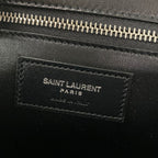 Saint Laurent Paris Shoulder Bag Maillon Satchel Black Quilted Leather — view 9