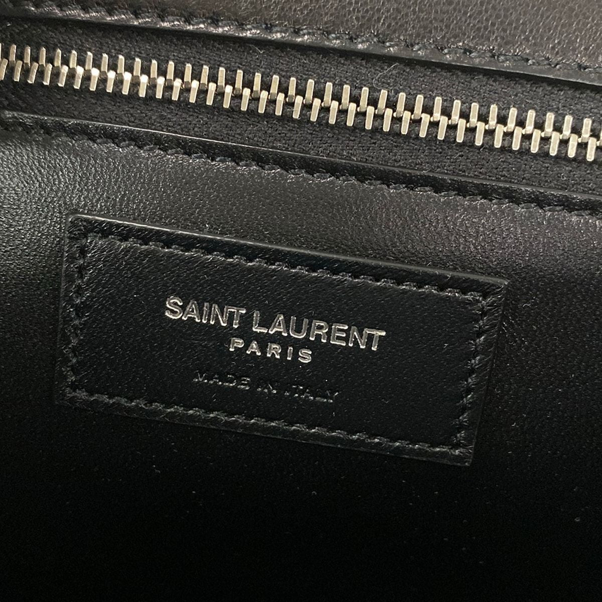 Saint Laurent Paris Shoulder Bag Maillon Satchel Black Quilted Leather — view 9
