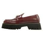Gucci Loafers Bordeaux Horsebit Platform Leather