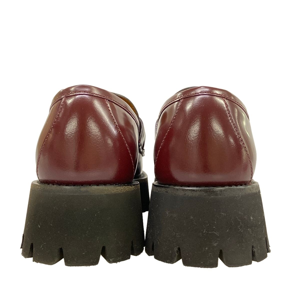 Gucci Loafers Bordeaux Horsebit Platform Leather — view 6