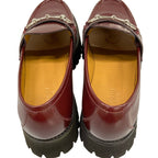 Gucci Loafers Bordeaux Horsebit Platform Leather — view 7