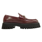 Gucci Loafers Bordeaux Horsebit Platform Leather — view 4