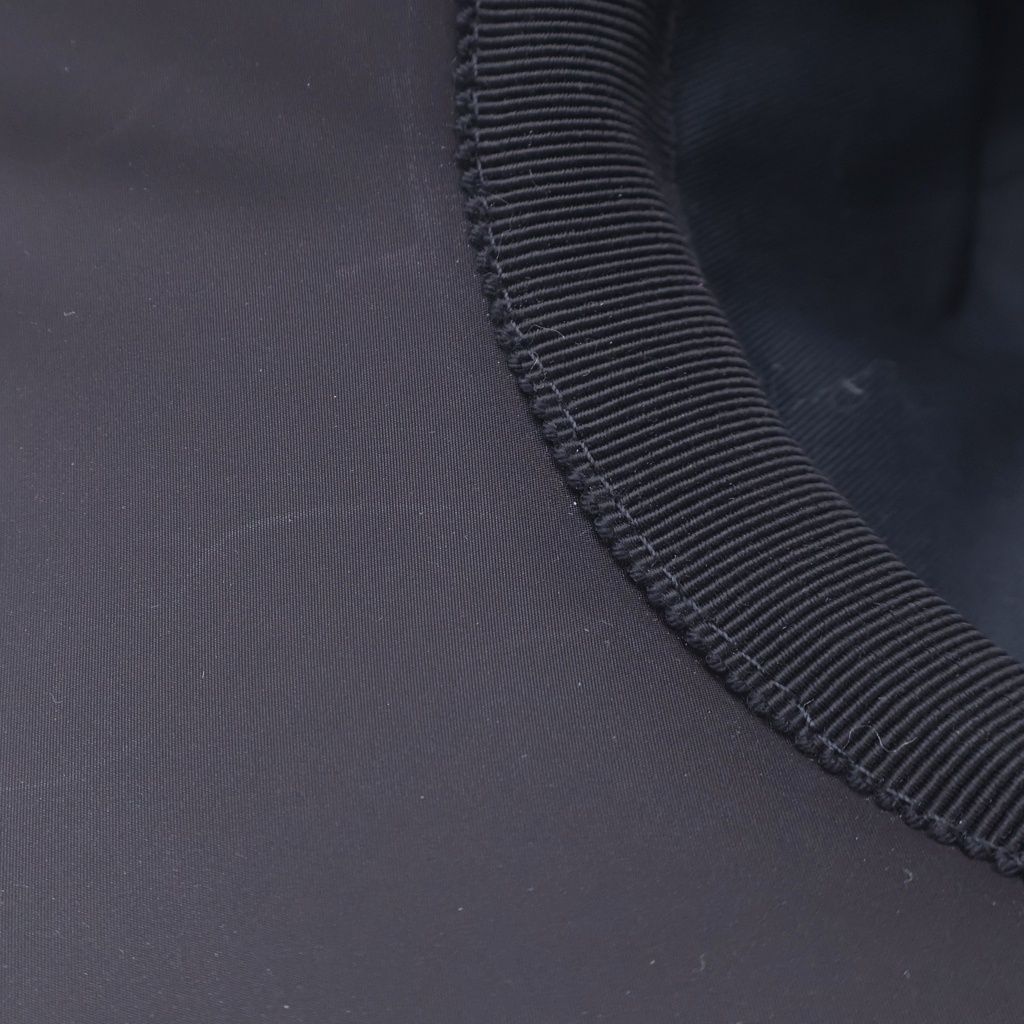 Fendi Logo Baseball Cap Front Hat Black — view 6