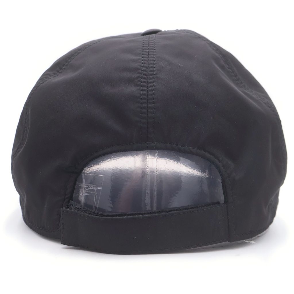 Fendi Logo Baseball Cap Front Hat Black — view 2
