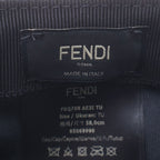 Fendi Logo Baseball Cap Front Hat Black — view 7