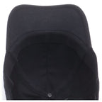 Saint Laurent Paris Embroidered SL Logo Baseball Cap SL Embroidery Hat Black — view 5