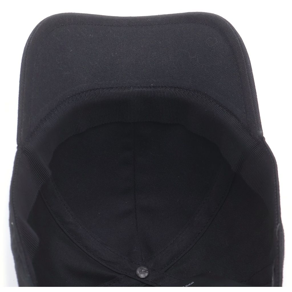 Saint Laurent Paris Embroidered SL Logo Baseball Cap SL Embroidery Hat Black — view 5