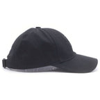 Saint Laurent Paris Embroidered SL Logo Baseball Cap SL Embroidery Hat Black — view 3