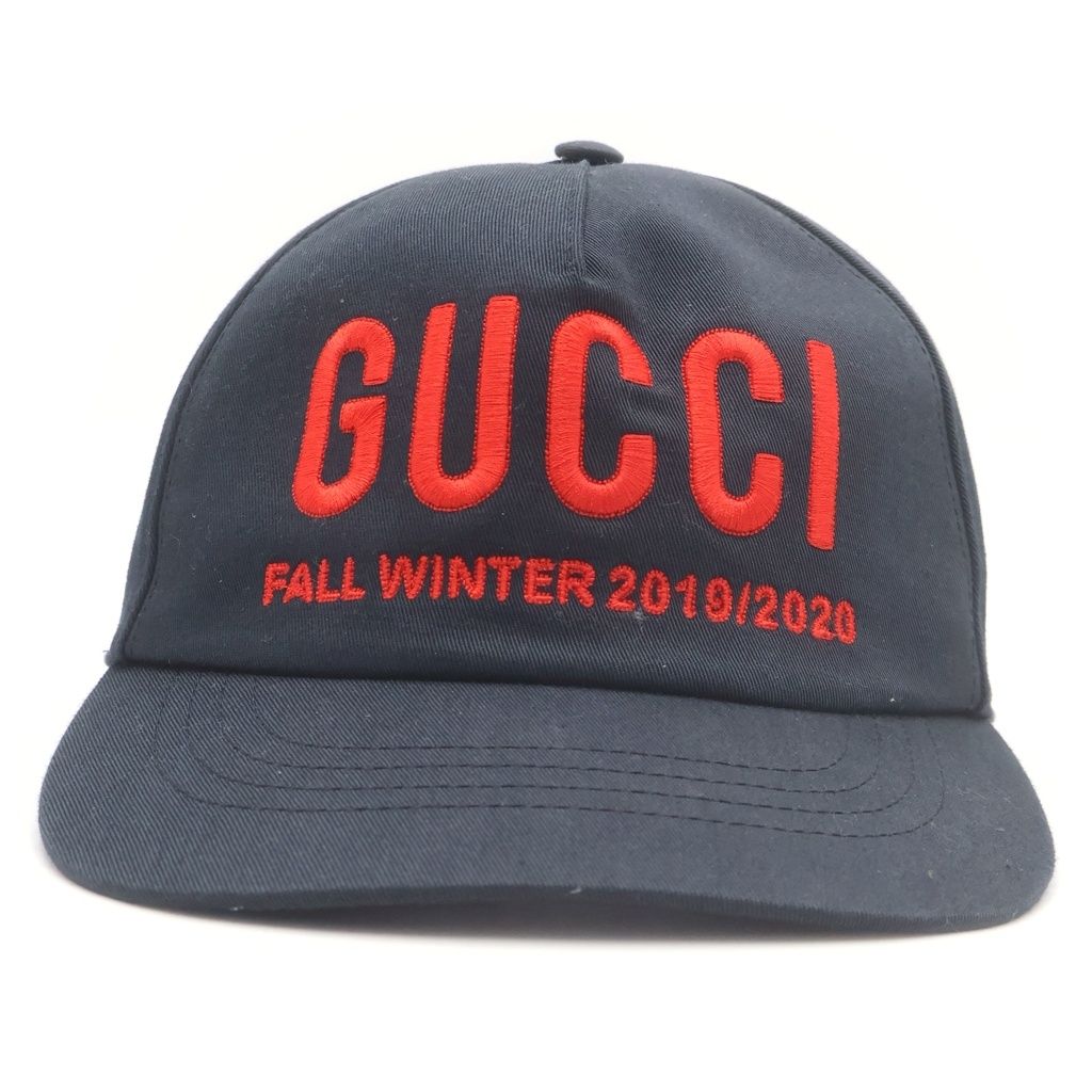 Gucci Embroidered Logo Baseball Cap Embroidery Hat Black — view 4