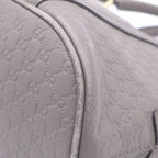 Gucci Micro Guccissima Leather 2-Way Bag Gold Gray — view 5