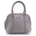 Gucci Micro Guccissima Leather 2-Way Bag Gold Gray