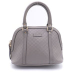 Gucci Micro Guccissima Leather 2-Way Bag Gold Gray