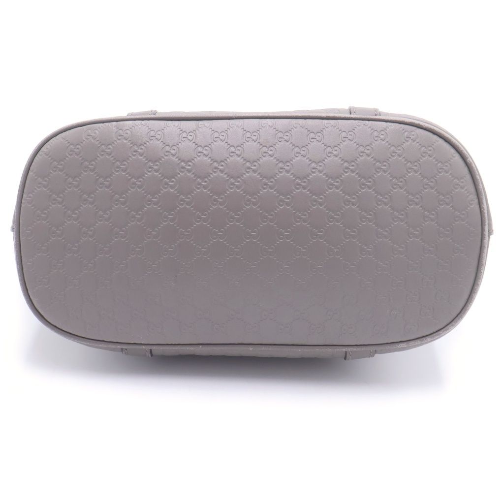 Gucci Micro Guccissima Leather 2-Way Bag Gold Gray — view 4