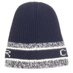 Dior D-white Beanie Cashmere Knit Hat Navy — view 2