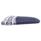 Dior D-white Beanie Cashmere Knit Hat Navy — view 4