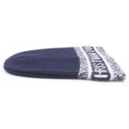 Dior D-white Beanie Cashmere Knit Hat Navy — view 3