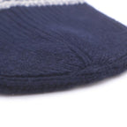 Dior D-white Beanie Cashmere Knit Hat Navy — view 6