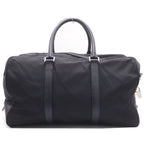 Prada Tessuto Nylon Boston Bag Silver Black — view 2