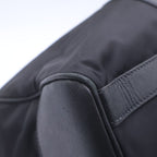 Prada Tessuto Nylon Boston Bag Silver Black — view 7