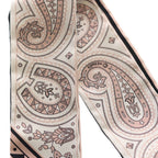 Hermes Twilly Cival de Coule Bandana Silk Scarf Black White Vu Rose Pink — view 2
