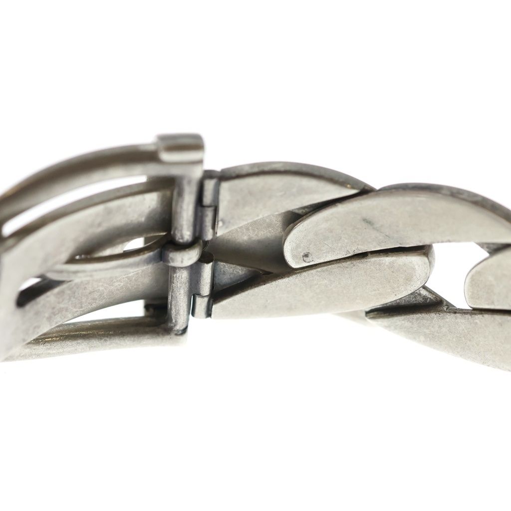 Gucci Ceinture Bracelet Buckle Belt Bangle Chain Silver — view 6