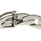 Gucci Ceinture Bracelet Buckle Belt Bangle Chain Silver — view 6