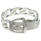Gucci Ceinture Bracelet Buckle Belt Bangle Chain Silver