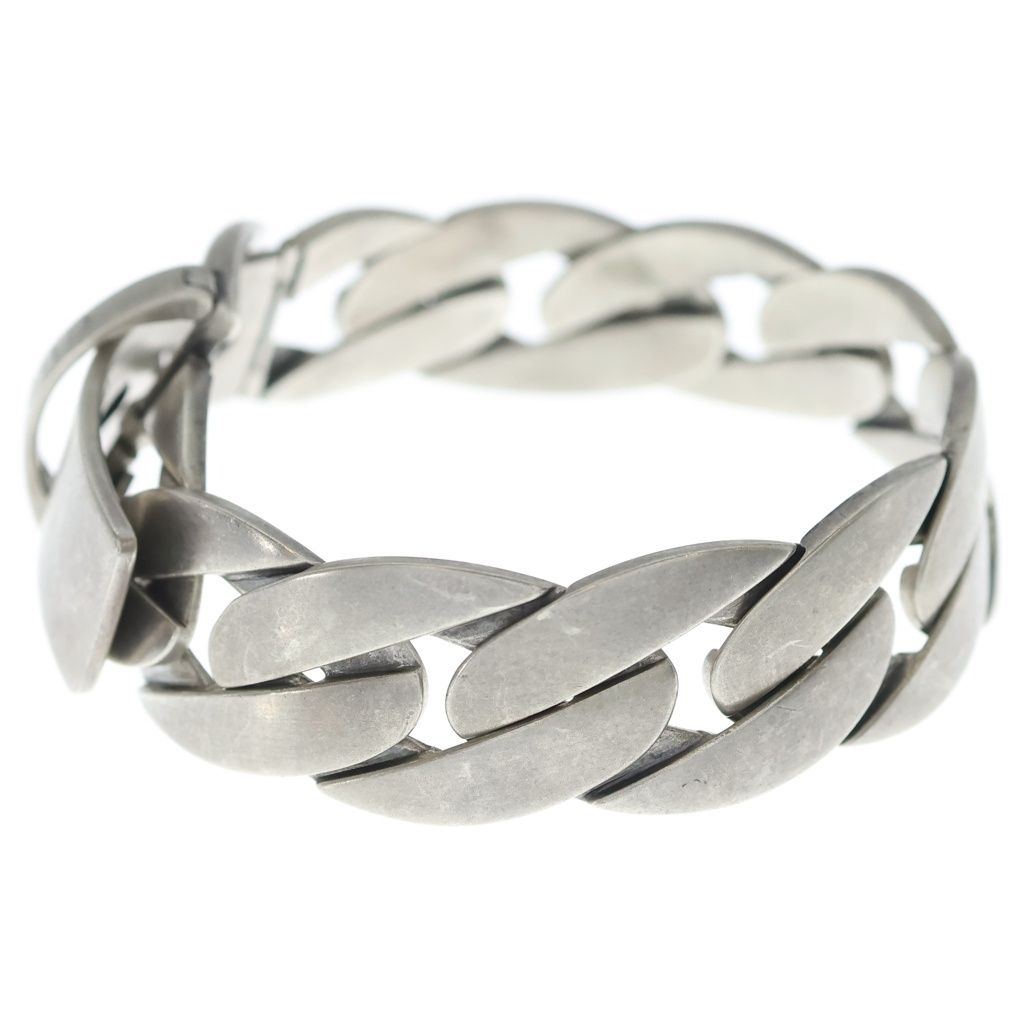 Gucci Ceinture Bracelet Buckle Belt Bangle Chain Silver — view 4