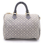 Louis Vuitton Monogram Mini Lin Speedy Bandouliere 30 2-Way Boston Bag Leather