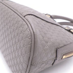 Gucci Micro Guccissima 2-Way Shoulder Bag Gray Leather — view 5