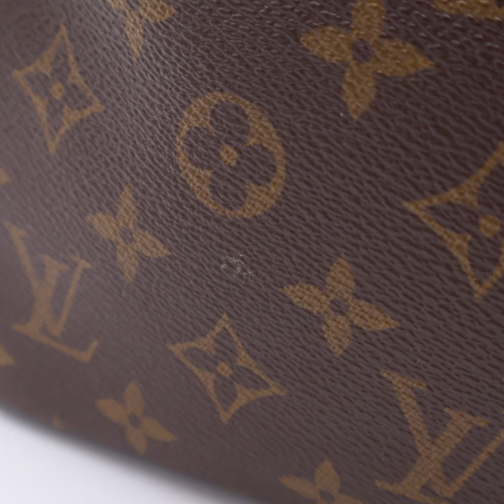 Louis Vuitton Monogram Trousse Toilet 23 Second Pouch Brown Leather Gold — view 7