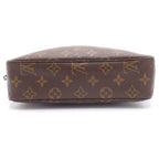 Louis Vuitton Monogram Trousse Toilet 23 Second Pouch Brown Leather Gold — view 4