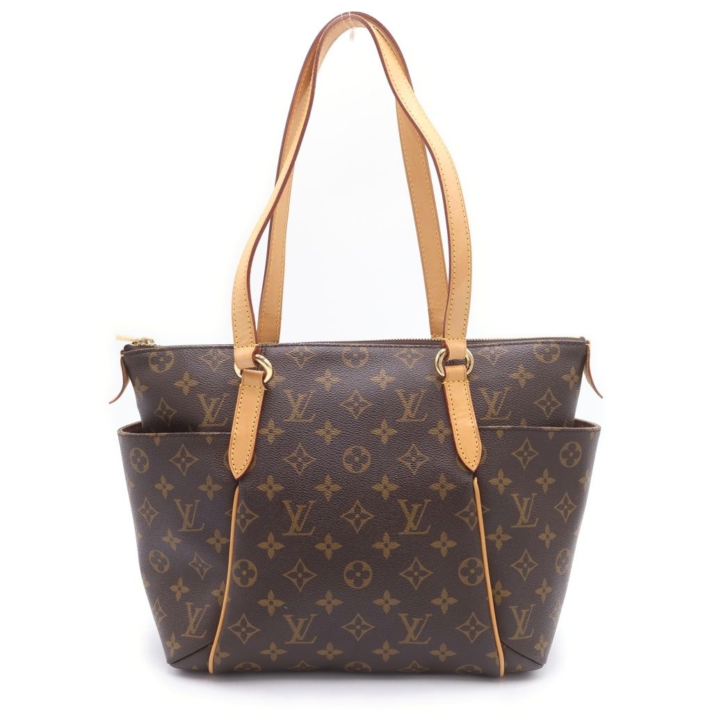 Louis Vuitton Monogram Totally PM Leather Tote Brown