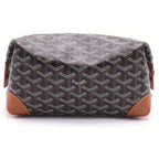 Goyard Bow Ring 25 Toiletries Leather Clutch Pouch Black — view 2