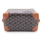 Goyard Bow Ring 25 Toiletries Leather Clutch Pouch Black — view 4