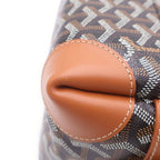 Goyard Bow Ring 25 Toiletries Leather Clutch Pouch Black — view 6
