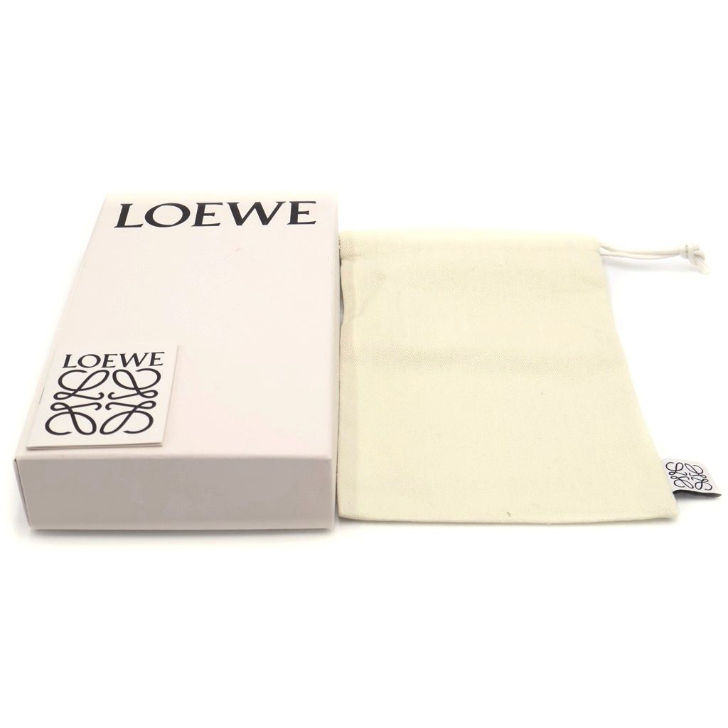 Loewe Puzzle Zip Around Paula's Ibiza Collaboration Leather Zip Wallet Black — view 6