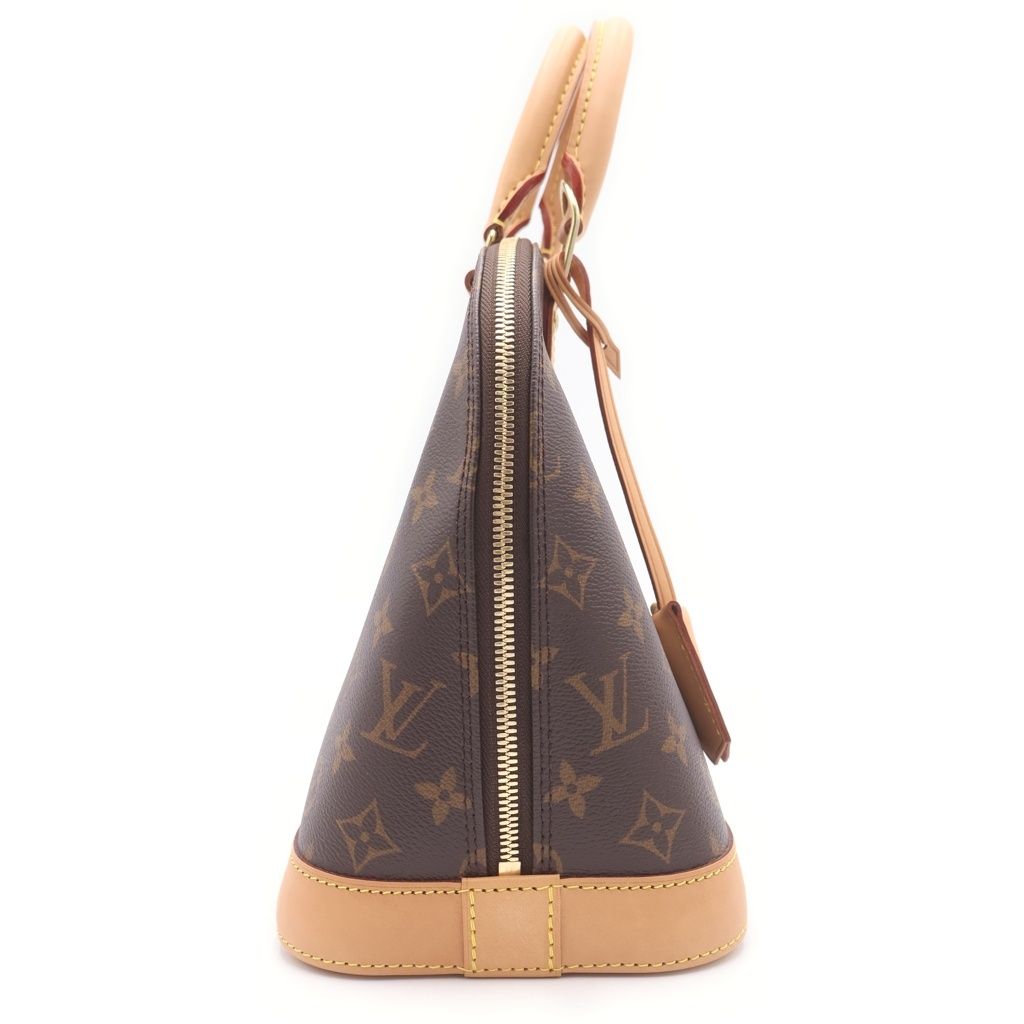Louis Vuitton Monogram Alma PM Leather M Handbag Brown — view 3
