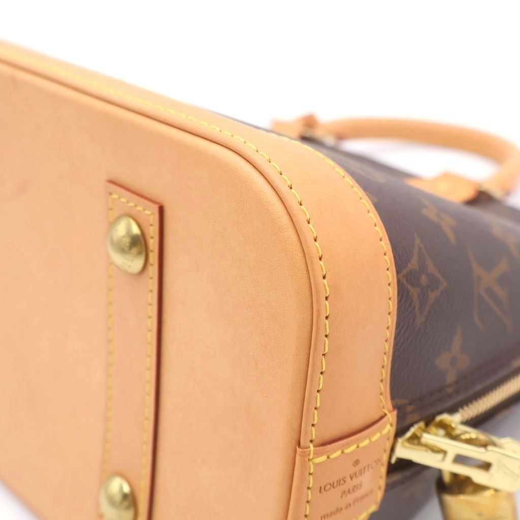 Louis Vuitton Monogram Alma PM Leather M Handbag Brown — view 5