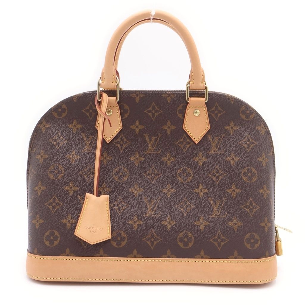 Louis Vuitton Monogram Alma PM Leather M Handbag Brown