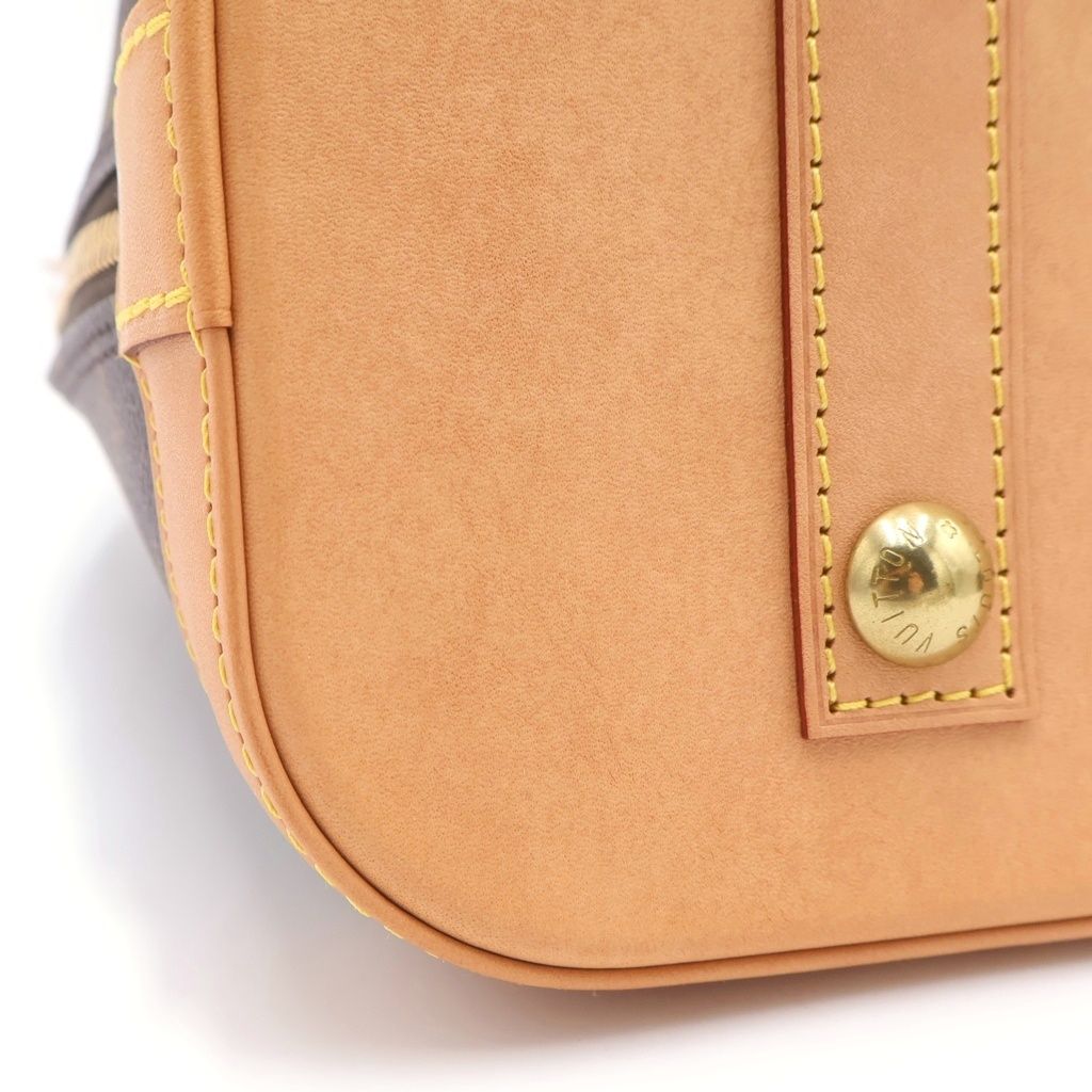 Louis Vuitton Monogram Alma PM Leather M Handbag Brown — view 6