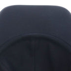 Hermes Logo Embroidery Baseball Cap Hat Navy — view 5
