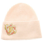Louis Vuitton LV Head Line Precious Dragon Logo Embroidery Knit Cap Beanie