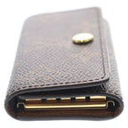 Louis Vuitton Monogram Multicles 4 Leather Key Case Brown Key Holder — view 3