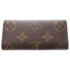 Louis Vuitton Monogram Multicles 4 Leather Key Case Brown Key Holder — view 2